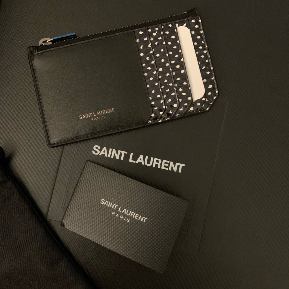 🌺SOLD🌺 YSL Saint Laurent  Elephe card wallet